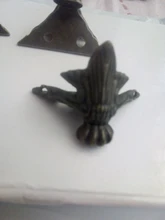 NAIERDI-caja de madera antigua para pies, Protector de esquina de pierna, triángulo rota tallada, soporte decorativo para muebles, 40x30mm, 4 Uds.