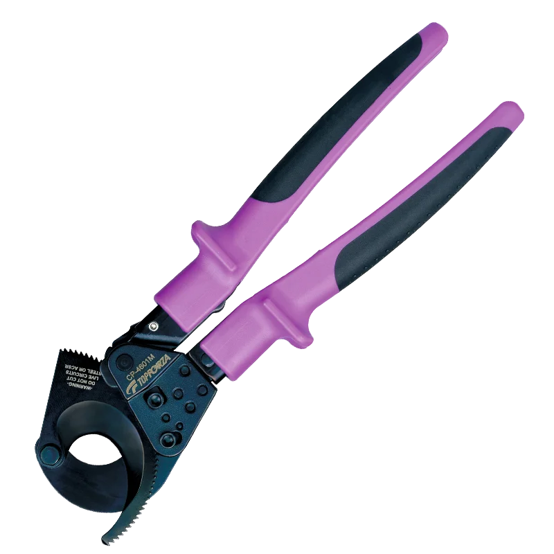 Ratchet Cable Cutter Heavy Duty Wire Cutting Pliers Quick