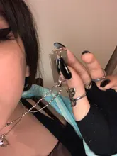 Colgante con forma de llama de fuego para hombre y mujer, hoja de afeitar de acero inoxidable único Unisex, collar con Etiqueta de perro de Hip Hop, colgante de calle de marca