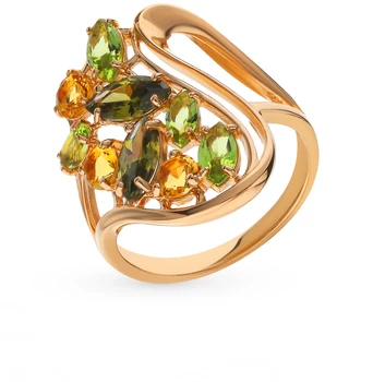 

Silver ring with cubic zirconia sunlight sample 925