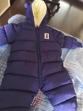 Ins 2021 otoño e invierno Bebé ropa de bebé nuevo bebé niños gruesa mono de algodón de manga larga de las niñas mameluco con capucha 3-12 meses