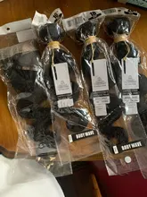 Beaudiva-extensiones de pelo ondulado brasileño con Frontal, extensiones de cabello humano de 34 y 36 pulgadas con cierre Frontal de malla