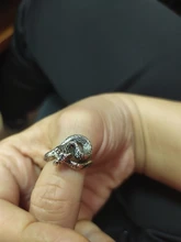 Anillo de serpiente Chapado en plata y Rattlesnake para hombre y mujer, Joyería Moderna de estilo Hip Hop, Punk, para fiesta y motocicleta