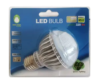 

LED Lamp BULB E27-4 W-cold light