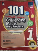 Nuevo 6 unids/set 101 matemáticas desafiantes problemas de palabras libros Singapore Escuela Primaria Grado 1-6 libro de práctica de matemáticas