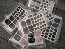 Toe-Nail-Wraps Stickers Foot-Decals Adhesive Salon Manicure Full-Cover DIY Waterproof