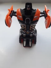 Coche de juguete transformable 2 en 1 para niños, Robot transformable de transformación, juguete para regalo