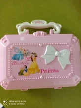 Conjunto de cosméticos de Disney para niñas, Set de belleza de juguete de frozen, elsa, anna, Blancanieves, Princesa, juguetes de moda, casa de juego, regalo para niños