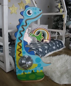 

Children interactive coin piggy bank big Dino multi color dinosaur game with money training gift for child