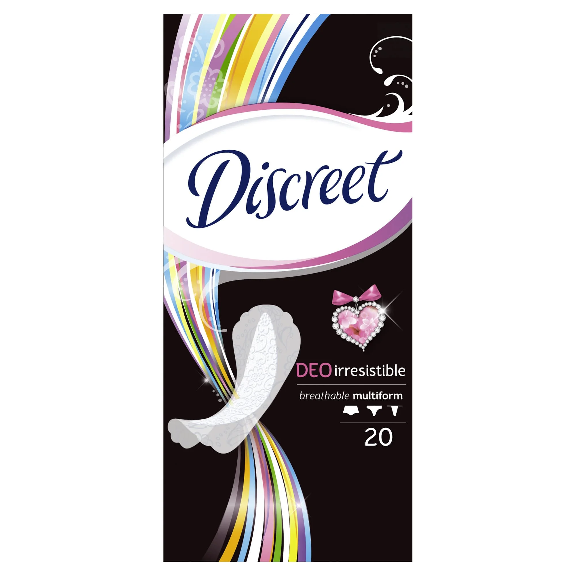 Женские ежедневные прокладки DISCREET Deo Irresistible Multiform, 20 шт