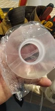Cinta de lavado nano transparente con agua, doble cara, nano pegamento sin huellas, se puede reutilizar, autoadhesivo, agua para el hogar