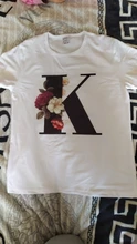 Girls Tshirts Harajuku Unisex Summer Fashion New Alphabet Retro Nice Element Flowers