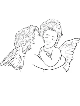 

Angels kiss-20 cm x 28 cm - Extra large Rectangular