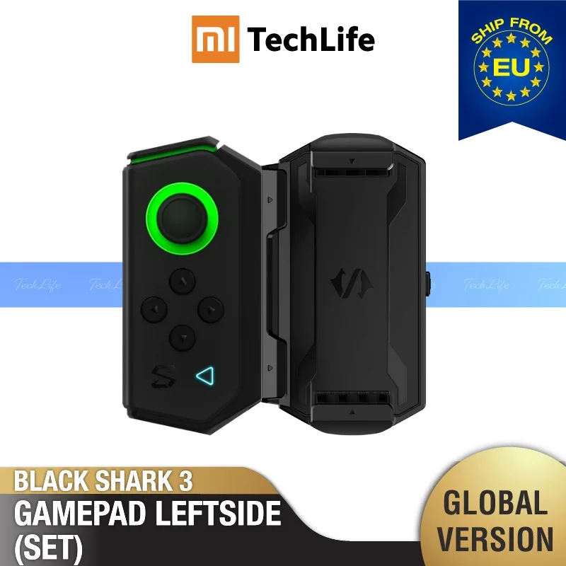 Black Shark 3 Gamepad Leftside (Set) 2.0 Left + Universal Holder Черный геймпад (набор) 2 0 Левый Универсальный