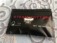 DIYFIX 1 bolsa de cigarrillo electrónico de algodón orgánico tocino de bricolaje de algodón para RDA atomizador tanque RBA de alambre de calefacción algodón Vape