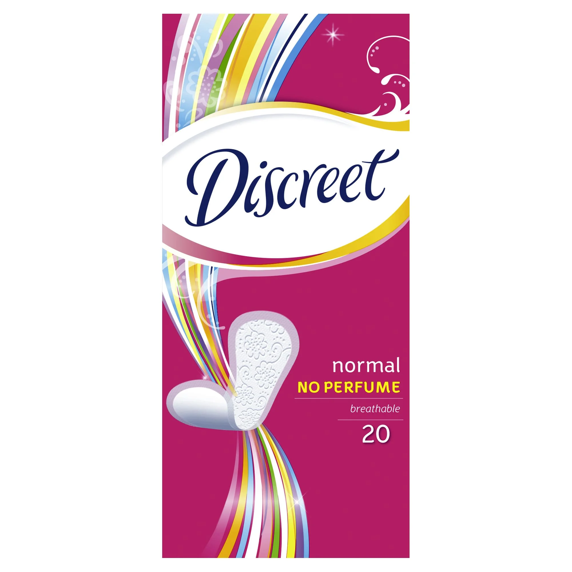 Женские ежедневные прокладки DISCREET Normal Multiform, 20 шт