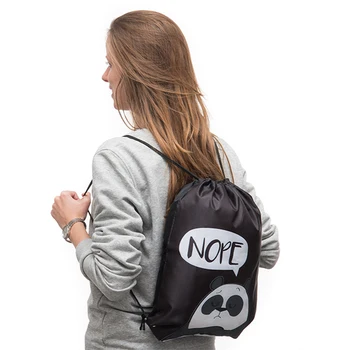 

Panda Drawstring Backpack