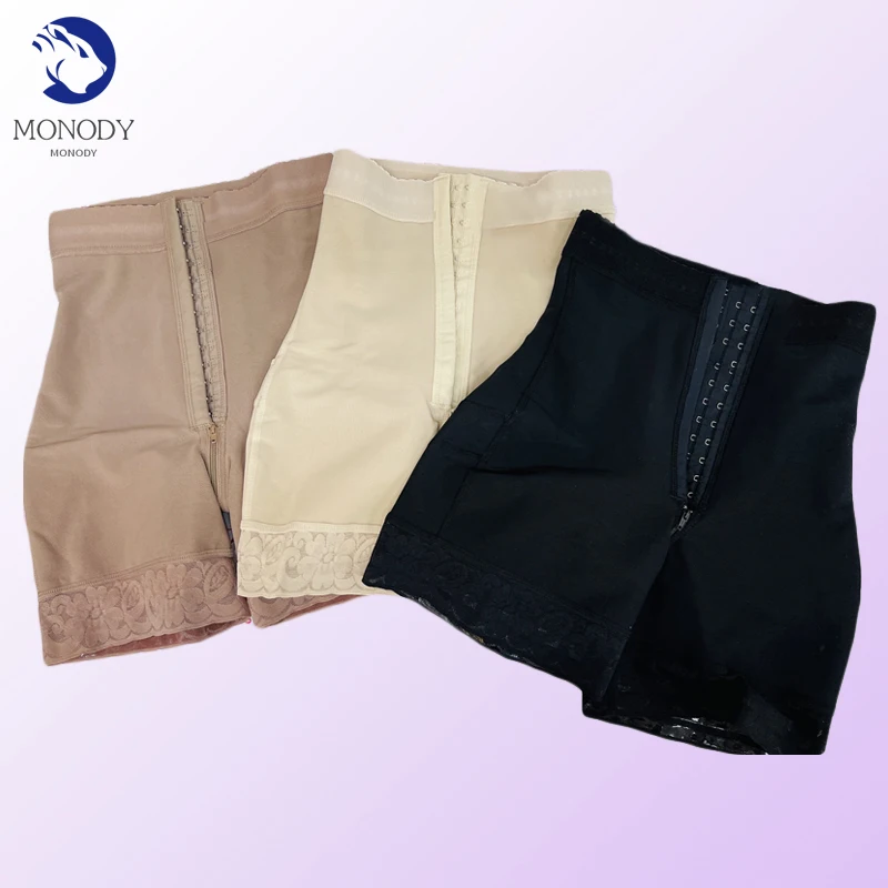 

Bbl Shorts Women Shapewear Butt Lifter with Adjustable Hook and Eye Tummy Control Skim Underwear Postpartum Girdle Slimming Faja