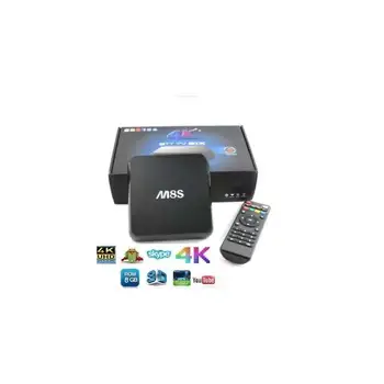 

Smart TV box Android 7.1 1GB RAM 16 GB ROM WiFi 4K HD IPTV remote control M8S