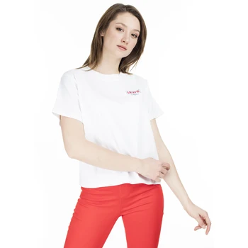 

Levi's Bicycle Neck T Shirts WOMEN T SHİRT 69973
