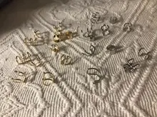 12 unids/set de oro de moda Color puños de oído hoja pendientes de Clip pendientes largos aretes pendientes para las mujeres los escaladores sin Piercing falso cartílago accesorios de aretes de regalo
