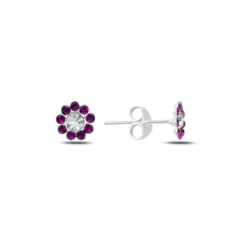

Armagano Crystal Cubic Zirconia Daisy Earrings