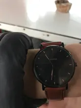 Reloj de cuarzo de malla de acero inoxidable para hombre, elegante, ultrafino, de negocios, gran oferta, 2021