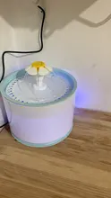 Water-Fountain Automatic Bowl Feeder Drinker FILTERS Led-Lighting Cats with 5-Pack USB