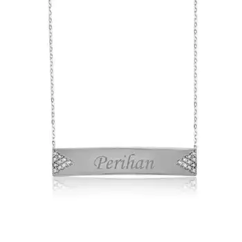 

Merve Silver 925 Sterling Silver Is Plate Lady Necklace