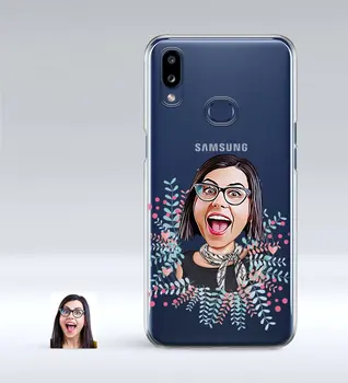 

Personalized Women 'S Caricature Of Samsung Galaxy A10s Thin Transparent Silicone Phone Kapağı-50