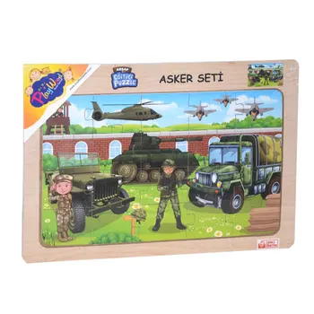 

238/239/240 WOODEN EDUCATIONAL PUZZLE/SOLDIER SET