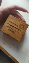 28 unids/set DIY lindo Multi propósito alfabeto letra de madera conjunto de sello de goma de sellos para álbum de recortes