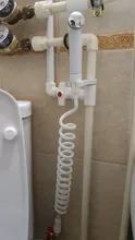 Handheld Toilet Bidet-Sprayer-Set Switch Cleaning-Tool Retractable Spring-Hose-Adapter