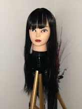 Cabeza de maniquí de entrenamiento para mujer, maniquí de gran tamaño, sin pelo, para práctica de cosmetología, para estilismo de cabello, 22 pulgadas