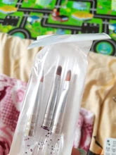 Juego de Herramientas de manicura, trazador de líneas de pintura, brochas de dibujo de flores, lápiz para dibujar pétalos, Gel UV para arte de uñas superior redondo de Metal, 3 uds.