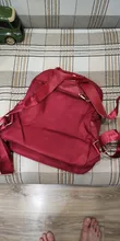 Mochila de tela Oxford antirrobo para mujer, bolso de hombro escolar, color negro y rojo, nuevo estilo, gran oferta, 2019