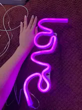 Sign-Lamp Battery-Box Nightlight Led-Neon-Lights Christmas Wedding Double-Powered Love-Shape