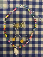 Collar sencillo con cuentas de semillas para mujer, Gargantilla corta con cuentas, joyería, Gargantilla, regalo, 1 ud.