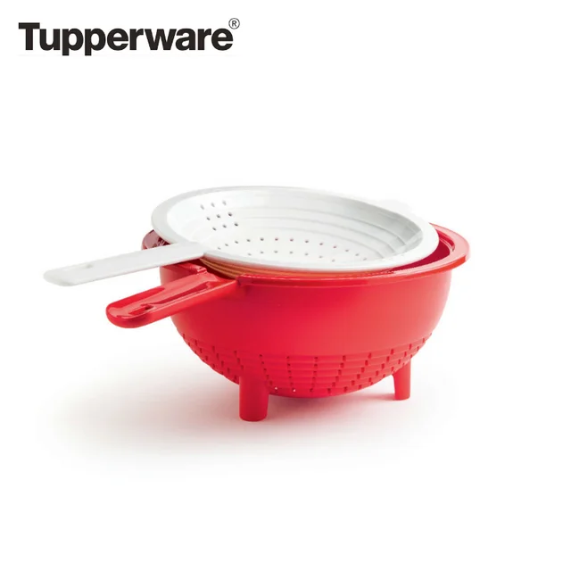 sti Vedrørende ujævnheder Double colander Tupperware