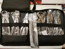 Tijera para podar raíces, Grado Profesional, 190mm, 4Cr13MoV, herramientas de bonsái de acero de aleación de TianBonsai