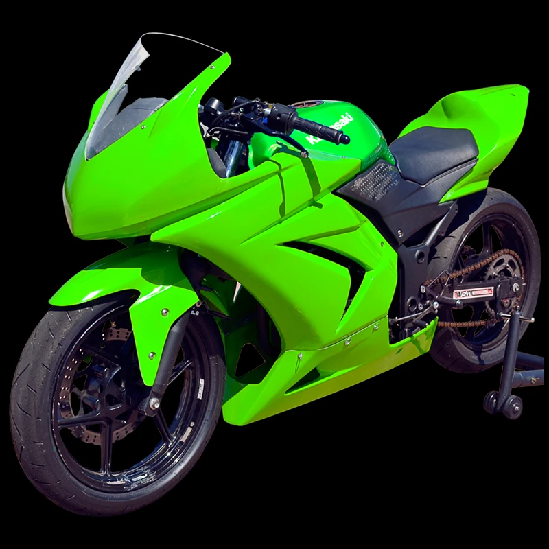Fairing Kit bodywork ABS Injection molding DIY For KAWASAKI NINJA 250R EX250 ZX250R 2008-2012 2009 10 2011 Bodywork Color Green Fairing Kit bodywork ABS Injection molding DIY For KAWASAKI NINJA 250R EX250 ZX250R 2008-2012 2009 10 2011 Bodywork Color Green