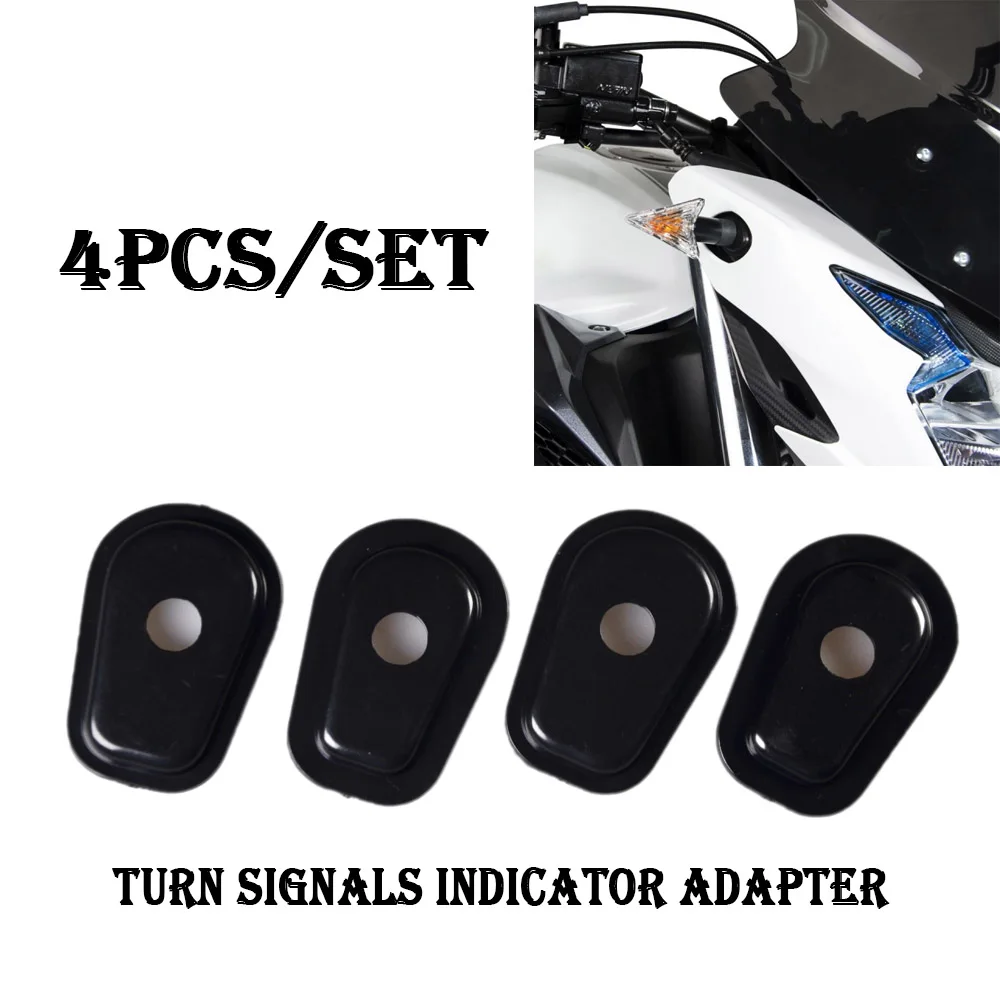 

4Pcs/Set Motorcycle Front/Rear Indicator Adapter Turn Signals Spacers For ZX6R ZX636 ZX6RR ZR7S ZRX1200S ZX7R ZX7R ZX9R ZX12R