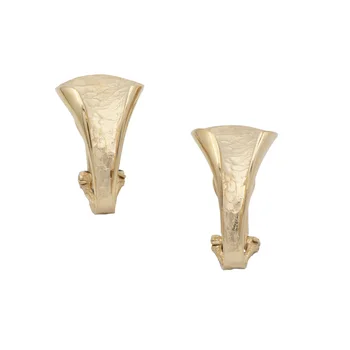 

925 sterling silver earrings with yellow gold plated