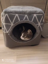 Pet bed for Cats Dogs Soft Nest Kennel Bed Cave House Sleeping Bag Mat Pad Tent Pets