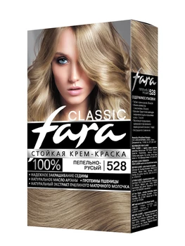 

Hair dye persistent cream hair dye Fara Classic 528 Ash Brown 115 ml