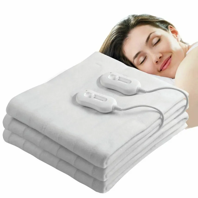 Electricbedblanketsinglesizeanddoubleheatedbedforlumbarand