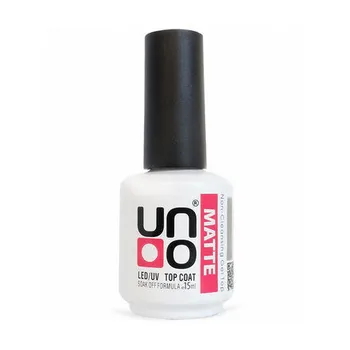 

Верхнее покрытие для гель-лака "Uno MATTE" 15мл. База, топ и праймер - Uno