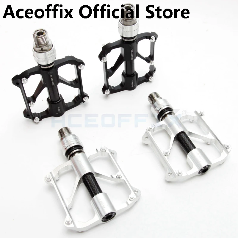 

165g Aceoffix Ultralight quick release Pedal for Brompton QR Pedal CNC titanium axis 3 Bearing PD069