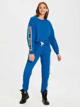 

Slogan Ribbon Detail Tracksuit Bottom