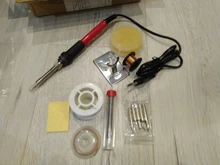 Iron-Tips Repair-Tools Soldering-Iron-Stand-Cleaner Welding-Gun Temperature Adjustable